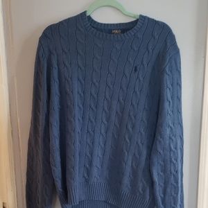 POLO cableknit sweater